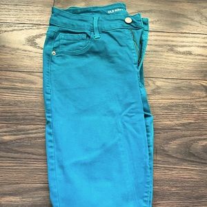 Old Navy color pop rockstar jeans